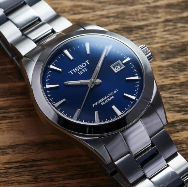 ⁦Tissot (Tissot Gentleman Powermatic 80 Silicium) Watch For Men T1274071104100⁩ - الصورة ⁦2⁩