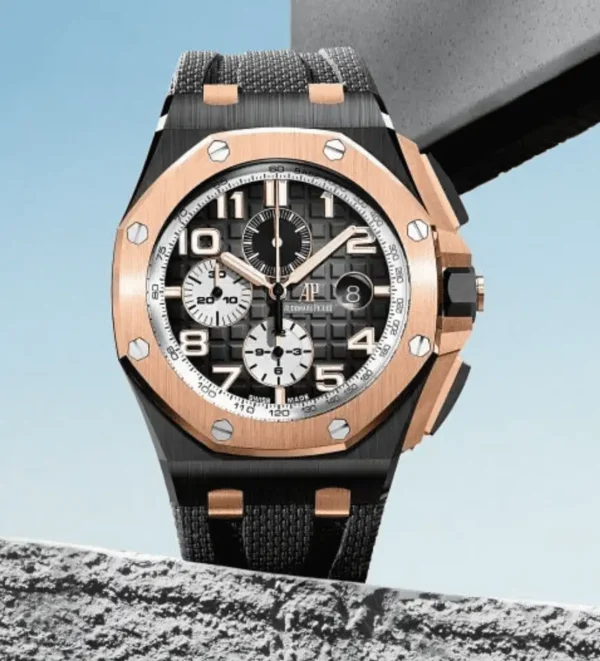 ⁦Audemars Piguet (Royal Oak Offshore) Watch For Men 26405NR.OO.A002CA.01⁩ - الصورة ⁦10⁩