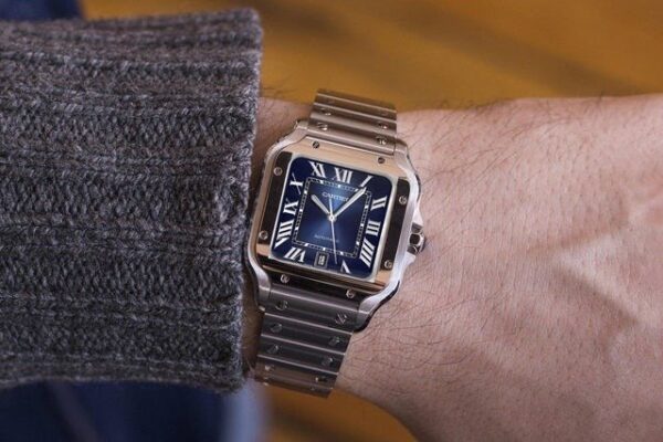 ⁦Cartier Santos Watch For Men WSSA0030⁩ - الصورة ⁦13⁩