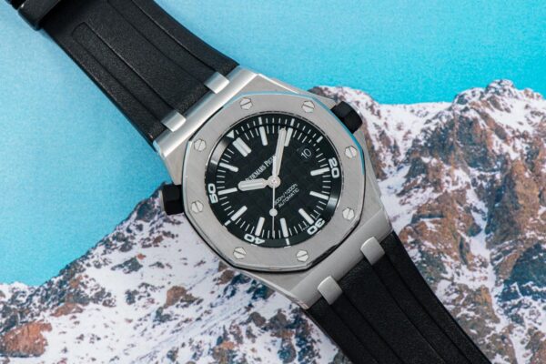 ⁦Audemars Piguet (Royal Oak Offshore) Watch For Men 15710ST.OO.A002CA.01⁩ - الصورة ⁦5⁩