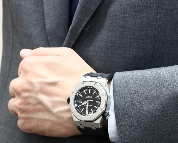 ⁦Audemars Piguet (Royal Oak Offshore) Watch For Men 15710ST.OO.A002CA.01⁩ - الصورة ⁦21⁩