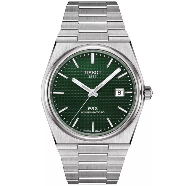 ⁦Tissot T-Classic (PRX Powermatic 80) watch For Men T137.407.11.091.00⁩ - الصورة ⁦1⁩