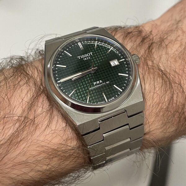 ⁦Tissot T-Classic (PRX Powermatic 80) watch For Men T137.407.11.091.00⁩ - الصورة ⁦19⁩