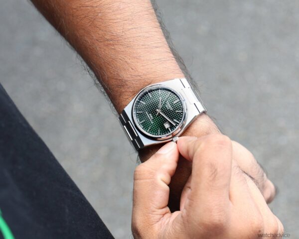 ⁦Tissot T-Classic (PRX Powermatic 80) watch For Men T137.407.11.091.00⁩ - الصورة ⁦14⁩
