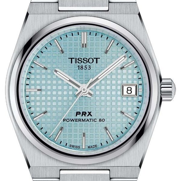 ⁦Tissot T-Classic (PRX Powermatic 80) Watch For Men and Women T137.207.11.351.00⁩ - الصورة ⁦5⁩
