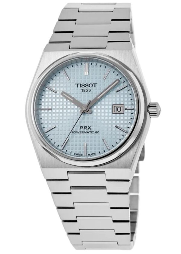 ⁦Tissot T-Classic (PRX Powermatic 80) Watch For Men and Women T137.207.11.351.00⁩ - الصورة ⁦4⁩