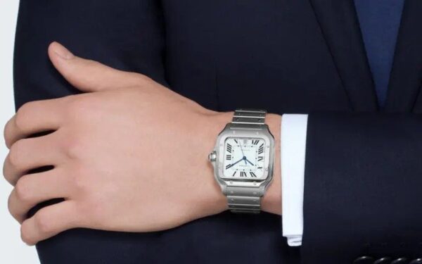 ⁦Cartier Santos Watch For Men WSSA0018⁩ - الصورة ⁦9⁩