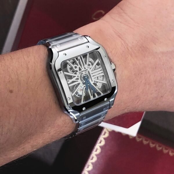 ⁦Cartier Santos Watch For Men WHSA0007⁩ - الصورة ⁦7⁩