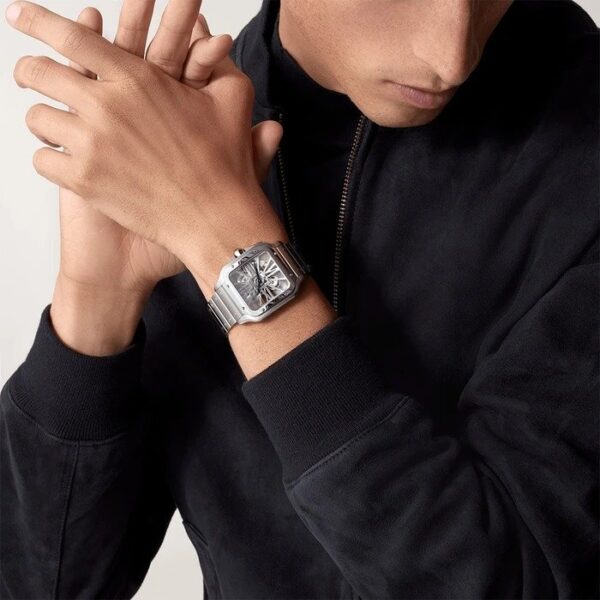 ⁦Cartier Santos Watch For Men WHSA0007⁩ - الصورة ⁦9⁩