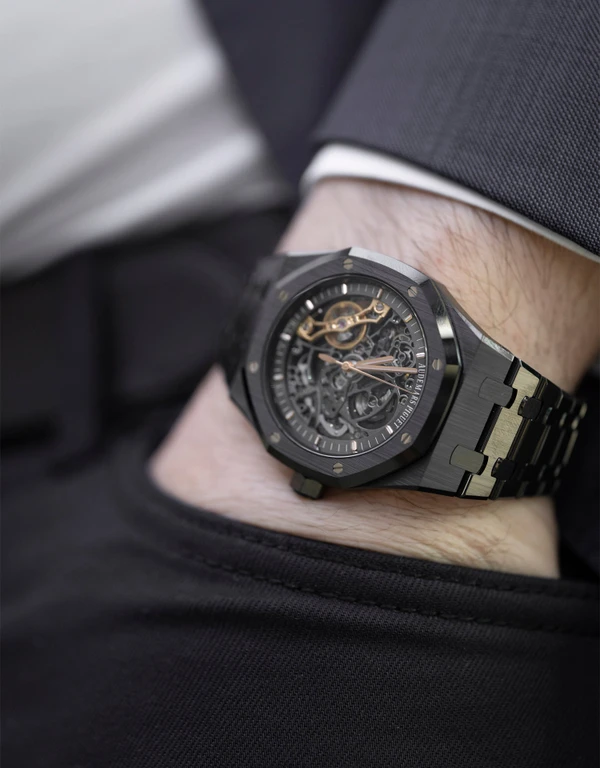 ⁦Audemars Piguet (Royal Oak) Watch For Men 15416CE.OO.1225CE.01⁩ - الصورة ⁦8⁩