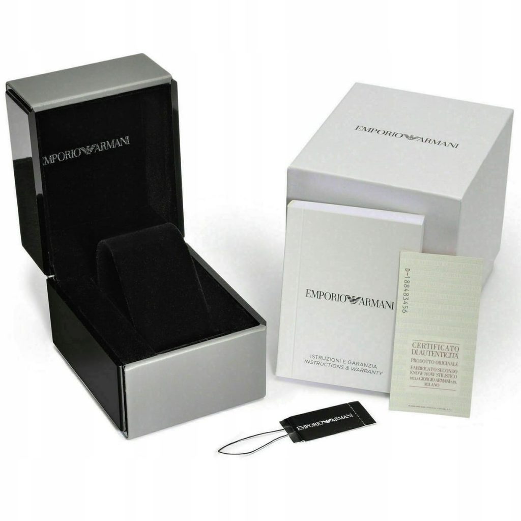 Emporio-Armani-Original-Watch-Box-1024x1024 Emporio Armani watch for women AR11537 - الصورة 9